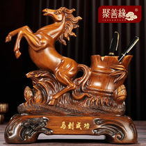 Jushanyuan nine-story Wenchang Tower pen holder decoration office desktop study student practical high-end decoration practical