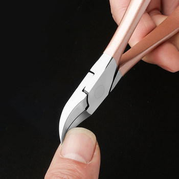 Eagle-Beak Nail Clippers, Nail Groove Toenail Clippers, Gray Pedicure Knife, Nail Scissors, Stainless Steel Ingrown Toenail Set for Home Use