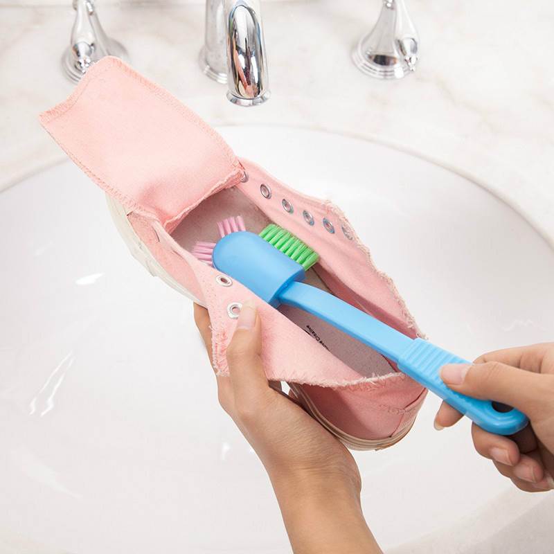 Multi-head shoe brush long handle Home brush Brush Wash Clothes Special Brushed Clean Multifunction Soft Hair Brush-Taobao