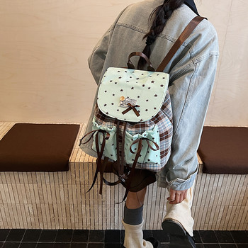 Casual and Fashionable Millennial Style Large-Capacity Backpack for Women 2025 New Korean Style School Bag Work Commute Backpack