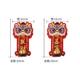 Spring Festival Lion Dance Magnetic Doorbell for Entryway, Attracting Wealth and Fortune, Door Sticker, Refrigerator Magnet, Fortune Bell, New Year Decoration