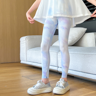 Shark Pants for Girls, Sports Yoga Pants, Children's Quick-Dry Pants, Summer Thin Cool Sun-Protection Long Pants, Big Kids' Leggings — 2