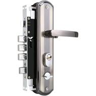 Khóa cửa chống trộm hộ gia đình đa năng cửa ra vào khóa cơ khí đôi cửa trong nhà cửa phòng cửa gỗ Bộ khóa chuông cửa hình