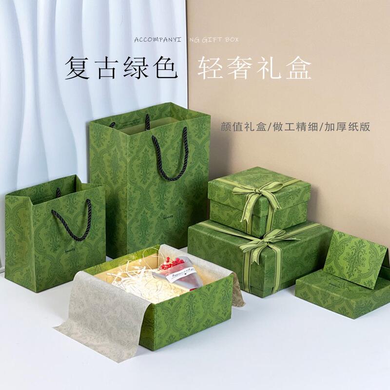 Gucci Perfume Gift Box Lipstick Satchel Paper Bag Guicai Packaging Box Bag Gift Bag Empty Box