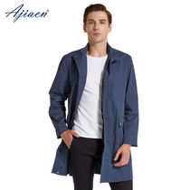 ajiacn love home radiation protection clothing computer room mens radiation protection coat zipper style work clothes metal fiber navy