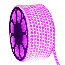 Purple LED light strip purple light pink light strip home 220v decorative romantic creative super bright outdoor waterproof 3005