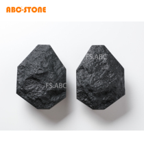 FS ABC moyunnianhua black stone chiseled original texture glass wooden door cabinet door custom suspended glass door handle