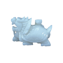Natural Afghan Jade Four Divine Beasts Missing Horns Green Dragon White Tiger Suzaku Xuanwu Four Directions God Four Divine Beasts Home Ornaments