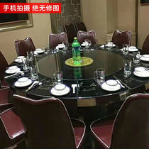 Ruisijunbo hot pot table for one person and one pot commercial round stainless steel hot pot table invisible induction cooker integrated table