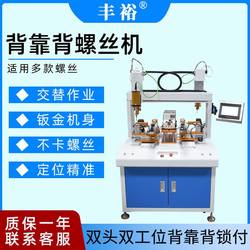 深圳全自动锁螺丝机双头双工位螺丝机背靠背电源锁打拧螺丝机