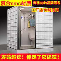 (extra-long life) smc shower room integrated toilet hotel guesthouse special dry and wet separation integrated bathroom