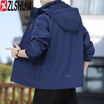 Wolf warrior family men's trendy jacket versatile windproof jacket simple outdoor jacket men's windbreaker mountaineering jacket