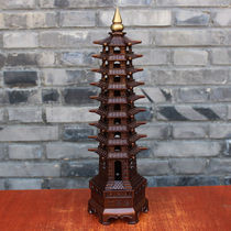 Yuzhuo Bronze Pure Copper Wenchang Tower Brass Wenchang Tower 9th Floor Wenchang Tower 9th Floor Crafts Desktop Ornaments S9 Floor