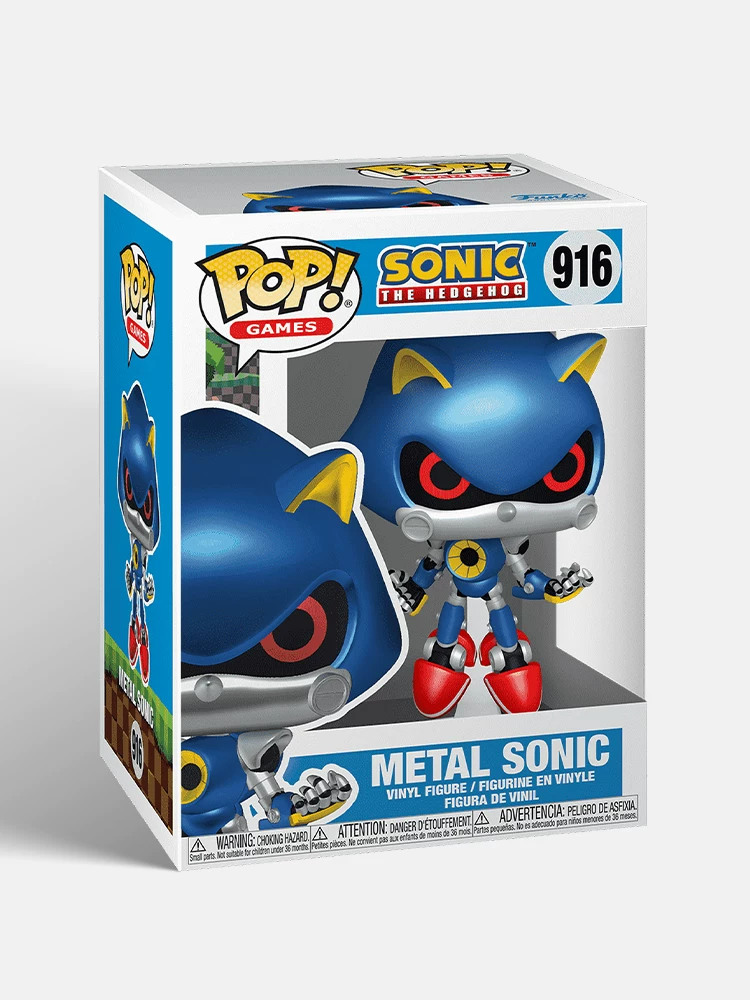 Фанко POP игровая фигура ёжик метал Sonic механическая меха периферийная игрушка кукла украшение
