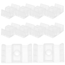 10 Pcs Mat Shower Door Stopper Guides for Sliding Doors