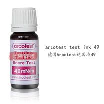 German arcotest 49#达因液 corona liquid surface energy tension test liquid 49 dyne