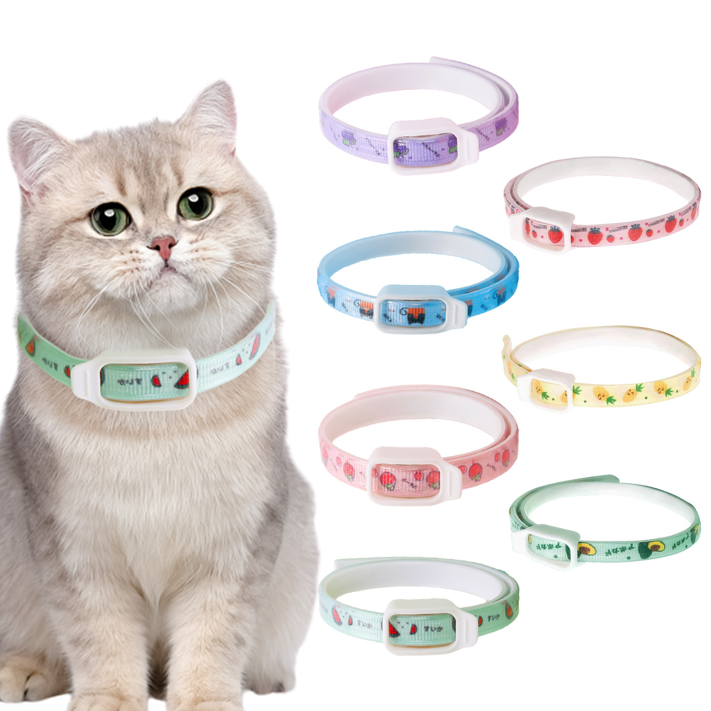 Cat collar, dog flea collar, deworming collar, cat collar