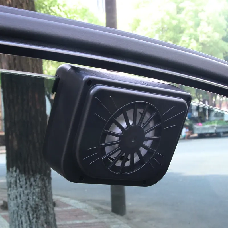 Solar-Powered Ventilation Fan for Car Windows, Car-Mounted Fan, Ventilation Radiator, In-Car Cooling Exhaust Fan