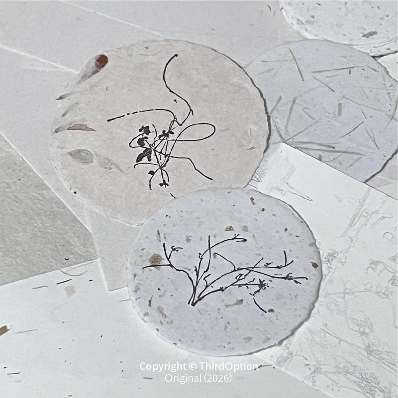 Thirdoption｜Beishan Branches and Vines Wooden Stamp Imported Resin Material Original Design