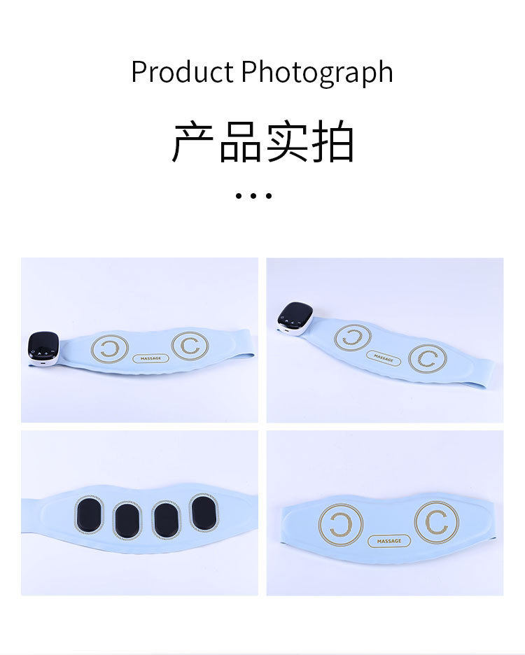 ems微电流穿戴健身仪 ems腹部健身仪智能脉冲燃脂瘦腰带腹肌瘦身瘦肚子减肥神器甩脂机