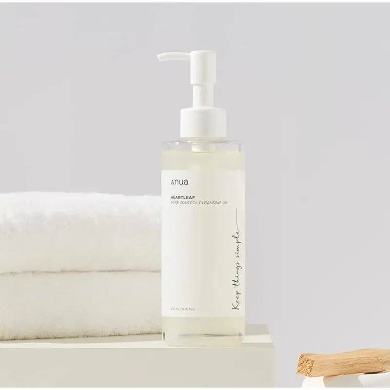 Держатель для очков нос anua heartleaf cleansing oil, limpeza profunda de poros, rem