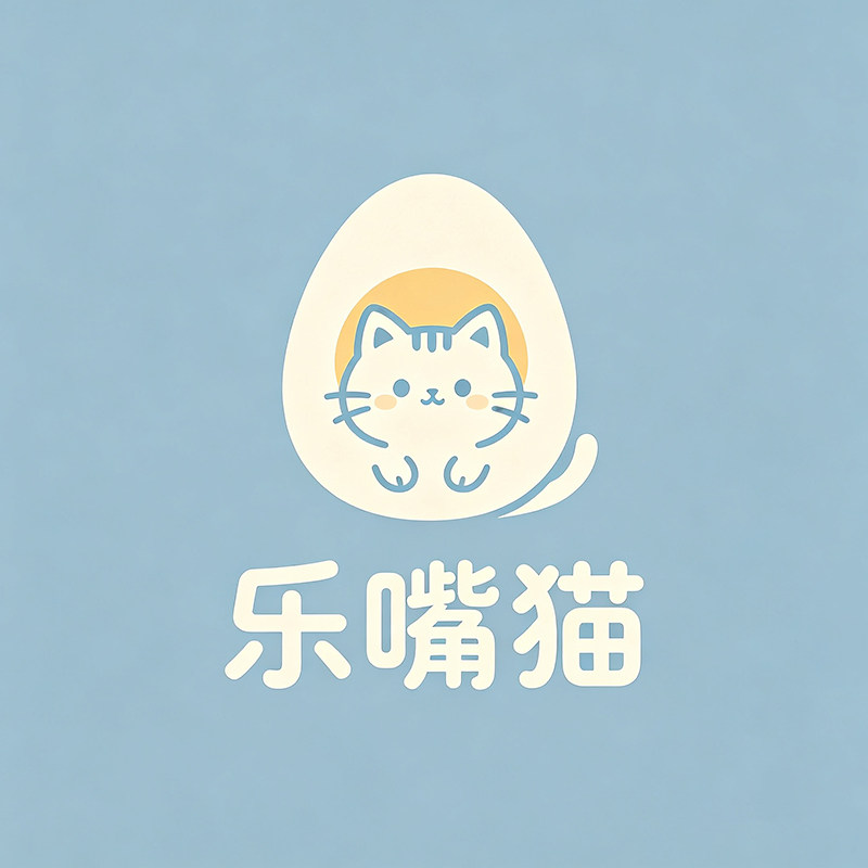 乐嘴猫旗舰店的LOGO