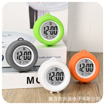 24 new multi-function luminous desktop alarm clock for children and students to wake up artifact high-looking desktop clock