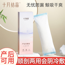 October crystal perineal cold compress pad maternal cold compress patch postpartum sanitary napkin confinement supplies natural delivery side cutting ice pack