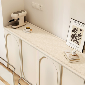 Light luxury high-end dining side cabinet table mat waterproof and oil-proof tv cabinet mat porch shoe cabinet dustproof table top protection mat Light luxury high-end dining side cabinet table mat waterproof and oil-proof tv cabinet mat porch shoe cabinet dustproof table top protection mat