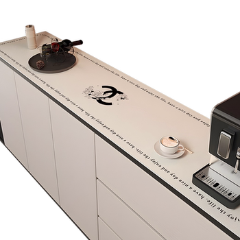 French sideboard table mat without washing, waterproof and oil-proof high-end sense porch shoe cabinet mat tv counter top protective mat French sideboard table mat without washing, waterproof and oil-proof high-end sense porch shoe cabinet mat tv counter top protective mat