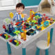Multifunctional Large Assembly Educational Toy for Boys Aged 3-6, Large Particle Children's Building Block Table