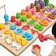 Children's Digital Building Blocks Montessori Early Education Educational Toys 0-3 Years Old Assembly Wooden Puzzle Infant Teaching Aids
