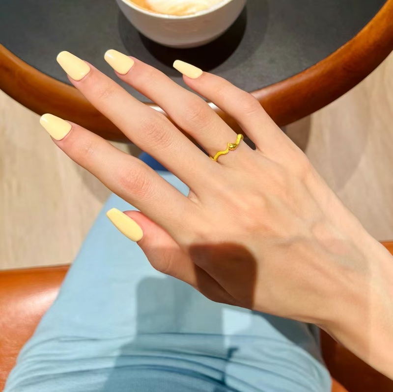 Xiaohongshu's Popular Wearable Nails, Short Style, High-End Creamy Yellow Nail Patches, 2026 New Year Style, Solid Color Fake Nails Xiaohongshu's Popular Wearable Nails, Short Style, High-End Creamy Yellow Nail Patches, 2026 New Year Style, Solid Color Fake Nails