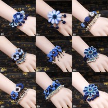 Yunnan tie-dye bracelet blue dye bracelet Yunnan Dali ethnic style tie-dye blue dye cloth bracelet bracelet bracelet