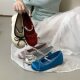 Women's French-Style Mary Jane Shoes with 4cm Hidden Height Increase, Red Rhinestone Ballet Shoes for Spring/Summer 2025