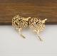Ancient Style Jewelry Accessories Cast Copper Bird Branch Pendant Hairpin Hair Accessory Material 36*43mm