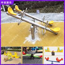 Outdoor Double Stilts Board Manufacturer Kindergarten Children Bodybuilding Equipment Pleasure Four Cartoon Spring Teething