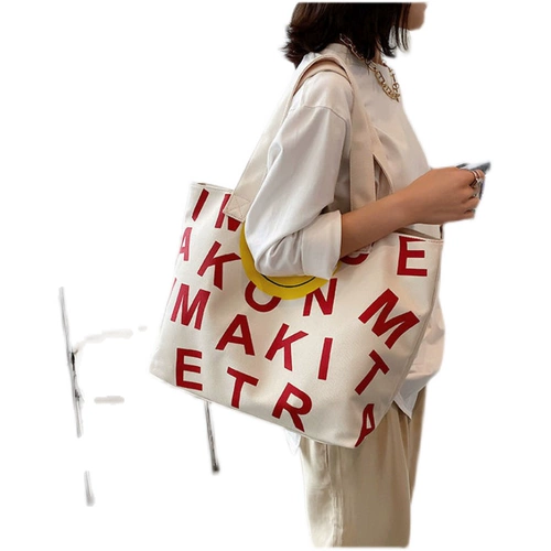 Вместительный и большой шоппер, мультяшная сумка на одно плечо, 2025 года, городской стиль