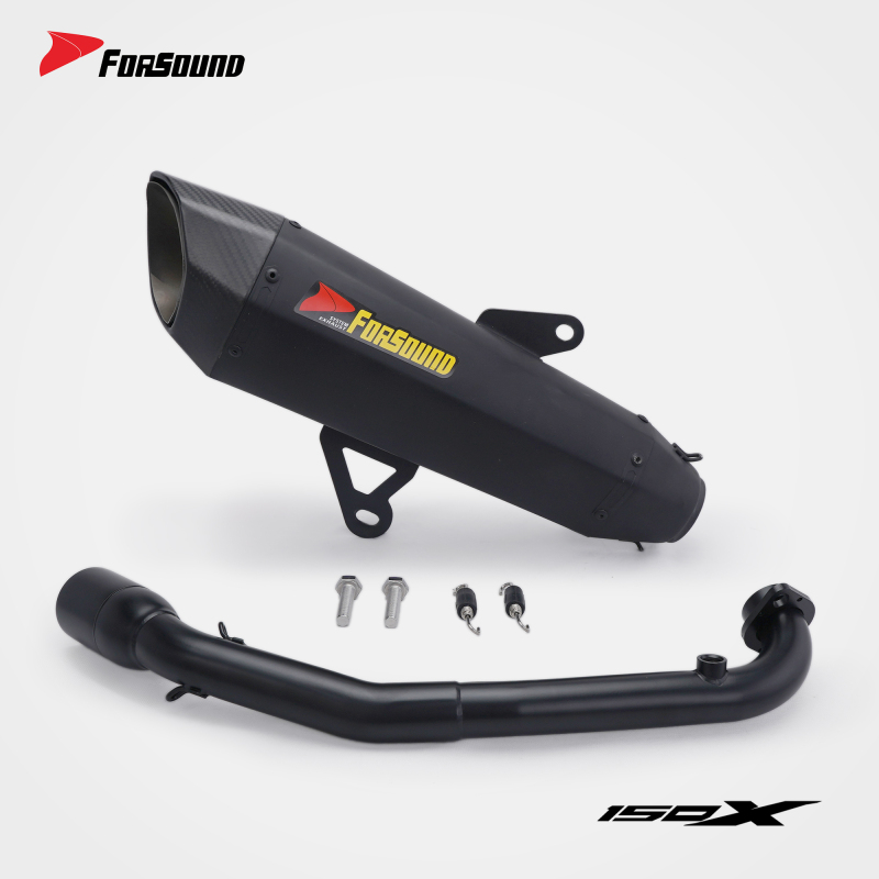 Forsound Sound System Is Suitable for Shengshi 150X Exhaust Pipe High Position 175V150V Stainless Steel Carbon Fiber Full Section Forsound Sound System Is Suitable for Shengshi 150X Exhaust Pipe High Position 175V150V Stainless Steel Carbon Fiber Full Section