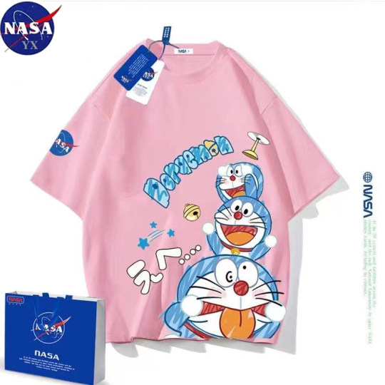 nasa亲子装女童夏装短袖童可爱女孩童装新款洋气半袖纯棉男童t恤