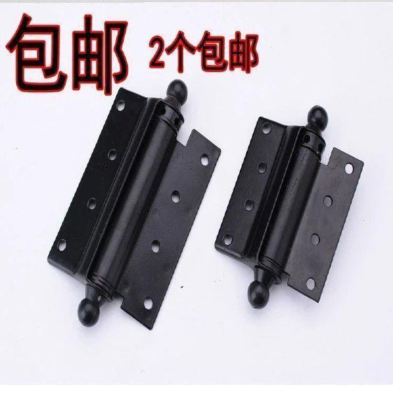 One-way spring hinge invisible door hinge automatic door closing reset rebound behind closed door single-play hinge-Taobao