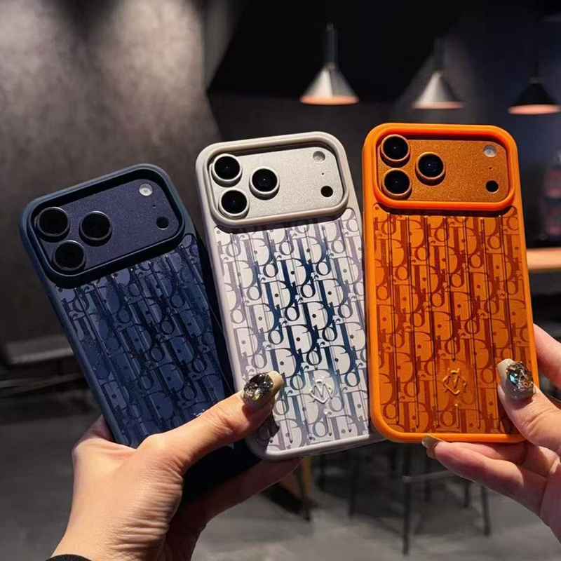 High-End Luggage Pattern D-Brand Collaboration Phone Case Suitable for Apple 17 Pro Max, European and American Style iPhone 17 Pro, High-Quality 17
