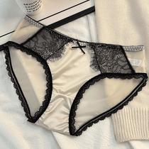 Manzuki confidential delivery of womens underwear high-end sexy fashion mesh seamless low-waist temptation three gift boxes for women