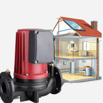 370W550W750W hot water supercharged high-power heating channel 550W three-speed speed regulating circulation pump 1 5-inch wire port P