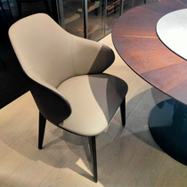 Dining chair modern minimalist home Nordic restaurant solid wood chair backrest stool leisure creative internet celebrity negotiation chair