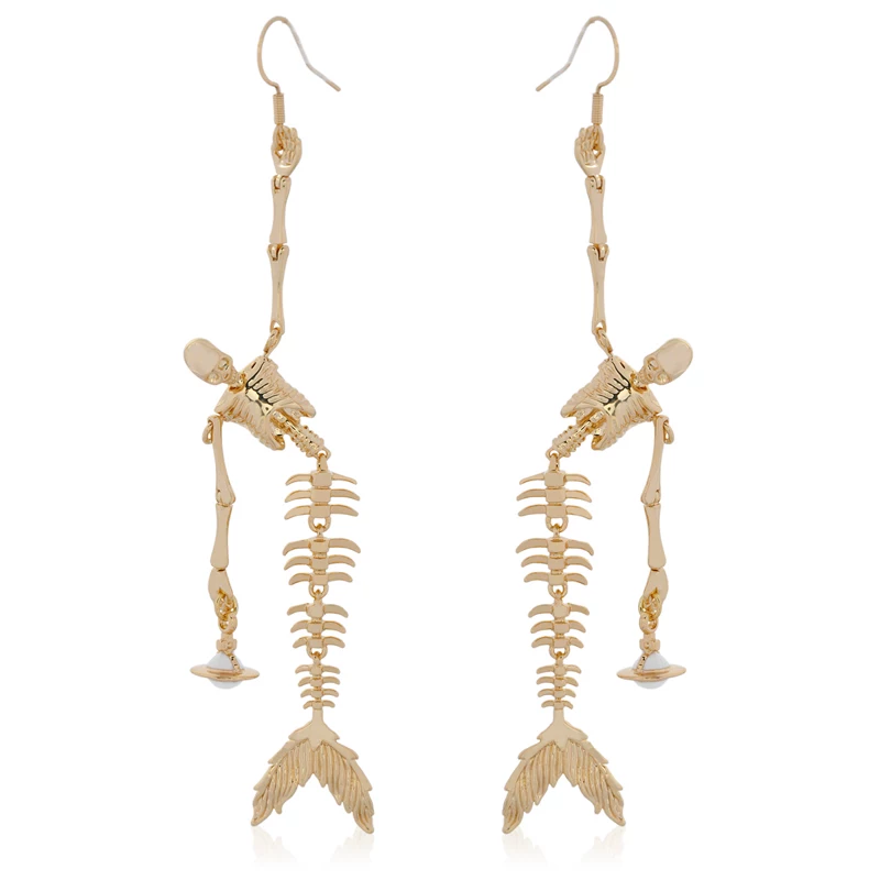 Официальная подлинная Vivienne Westqueen West Empress Dowager Small Mermaid Skeleton Ear Round Girl High-quality Middle Ages