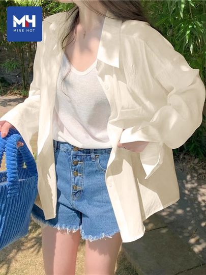 Tangshi Group Women's Shirt 2025 New Summer Thin Outerwear Autumn Cardigan High-End Sun Protection Shirt X