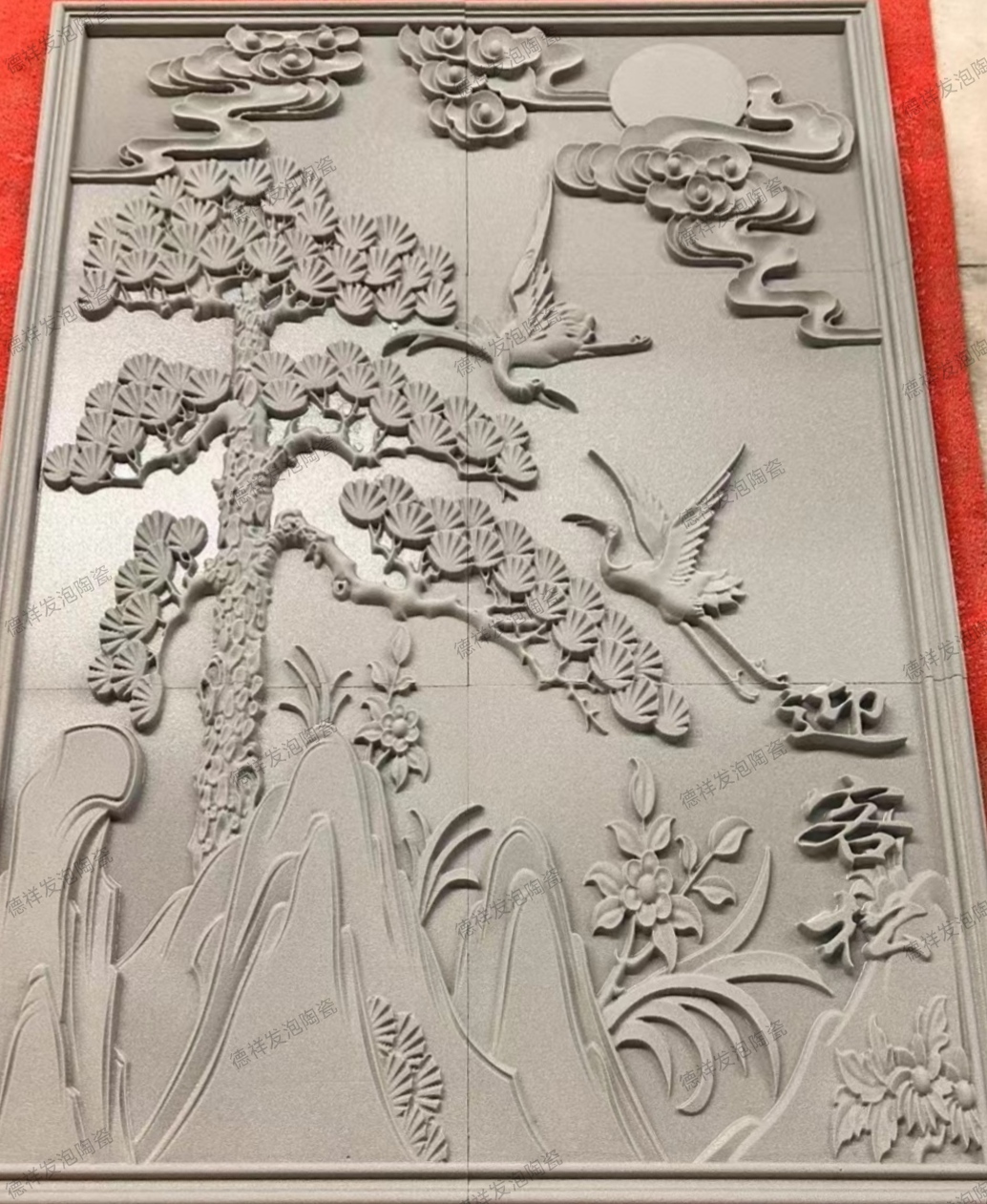 Expanded ceramic engraving embossed flat sculpted Alien external wall Decorative Landscape Painting human objects Painting text Wall Leung Towindow sleeve Line-Taobao