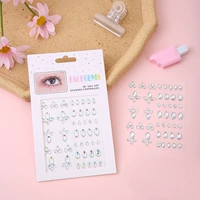 Белые канцтовары в форме цветка, в цветочек