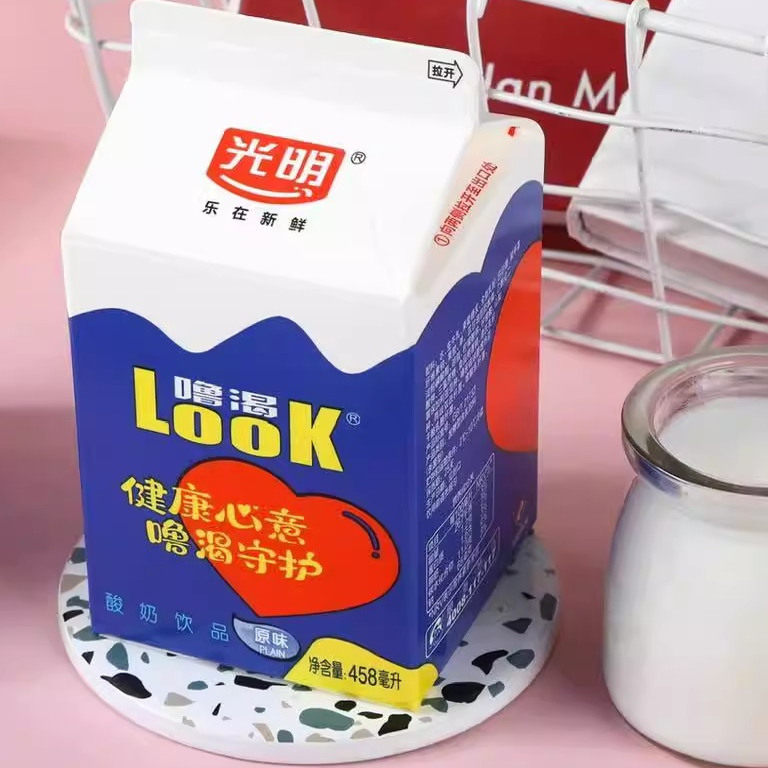 解密光明LOOK噜渴原味酸奶:低温鲜奶的新潮流-酸奶-淘宝百科网